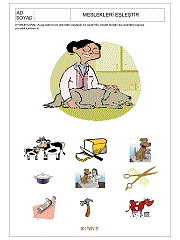 okul öncesi ocuklar için verilen meslek ile ilgili resimleri bul çalışma sayfaları